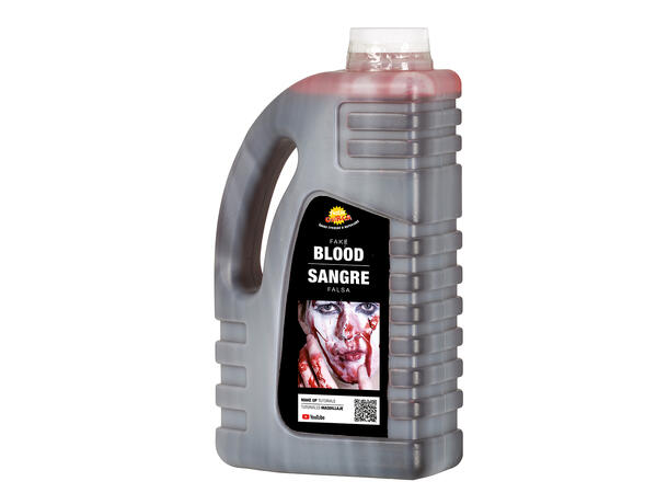 Sminke - Koagulert Blod med Svamp 1 Stk beholder - 15g 