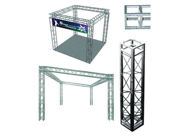 Truss med skruer - Aluminium Mål: 20x20x90cm