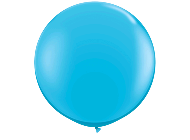 3ft Robin's Egg Blue 2 gummiballonger - 91cm (3ft)