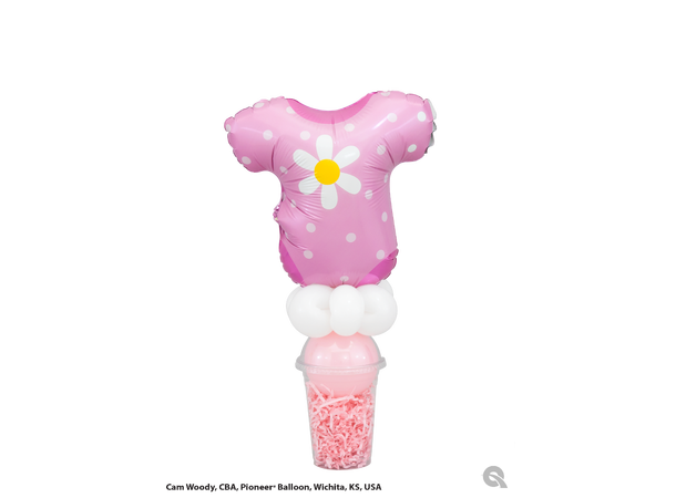 Baby Girl Garland Folieballong - Girlanderballong 