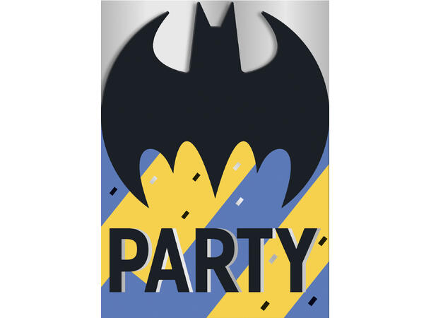Batman 8 Invitasjoner i papir