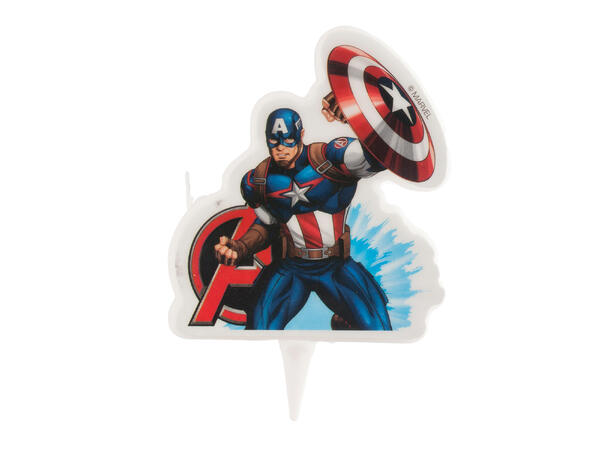 Captain America - Avengers - kakelys 1 Kakelys på pinne - 7,5cm