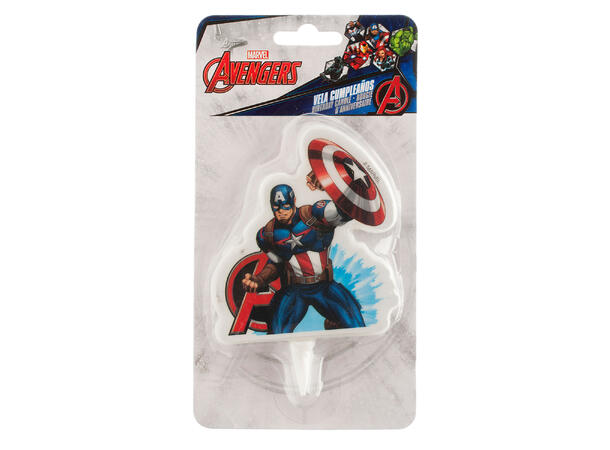 Captain America - Avengers - kakelys 1 Kakelys på pinne - 7,5cm