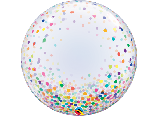 Deco Bubble Colourful Confetti Dots 1 Decobubble - 61cm (24")