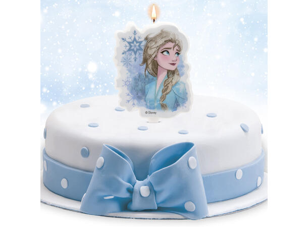 Frozen II Elsa 2D - kakelys 1 Kakelys på pinne - 7,5cm