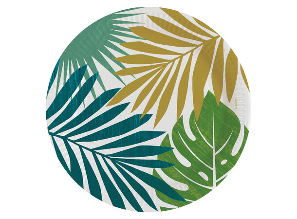 Key West 8 Runde tallerkener i papp - 23cm