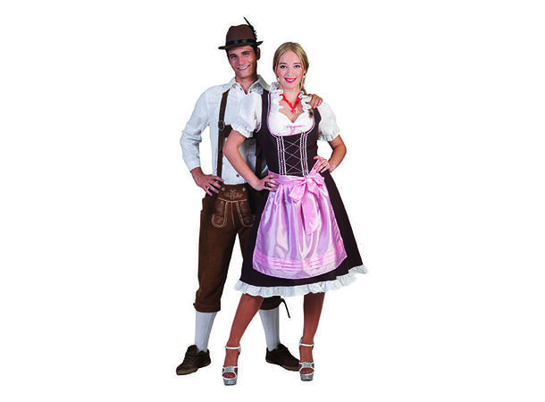 Kostyme Oktoberfest - Bernd 1 Sett - Bukser med seler