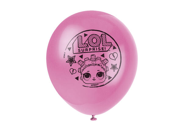LOL Surprise - assortert 8 Gummiballonger - 30cm (12")
