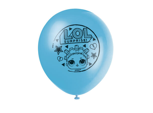 LOL Surprise - assortert 8 Gummiballonger - 30cm (12")