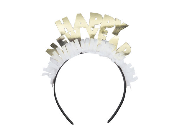 Partykit - Black, Gold & Silver New Year 1 Festsett for 8 personer 