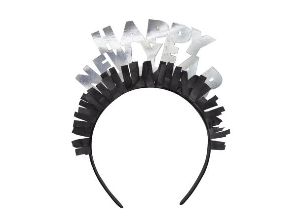 Partykit - Black, Gold & Silver New Year 1 Festsett for 8 personer 