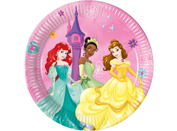 Princess Live Your Story 8 FSC Plastfrie tallerkener i papir-20cm
