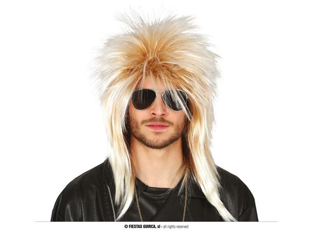 Puddelrock blond parykk 1 Parykk i boks 