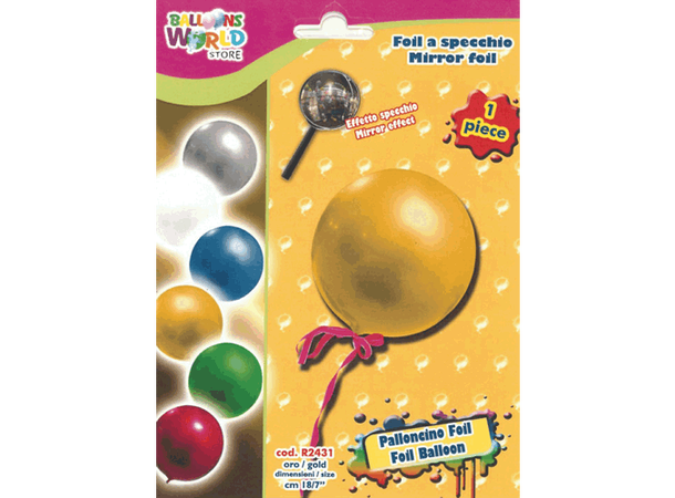 Speilballong Gold 1 Speilballong - 17cm