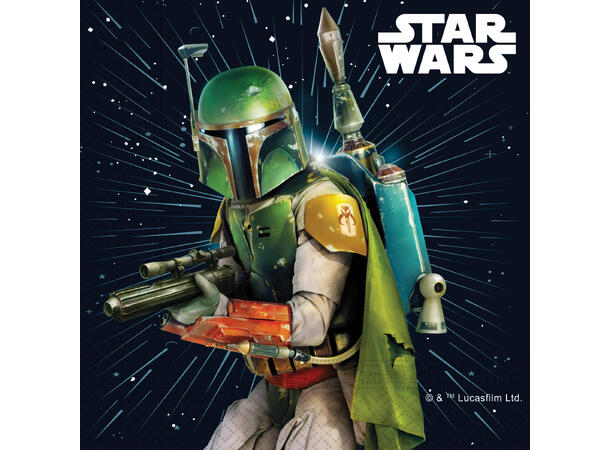 Star Wars Galaxy 20 Tolags papirservietter - 33x33cm