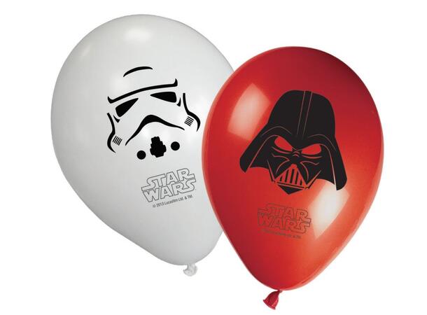 Star Wars Galaxy 8 Gummiballonger med trykk - 30cm