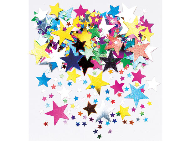 Starburst Metallic 1 Pose foliekonfetti - 14g