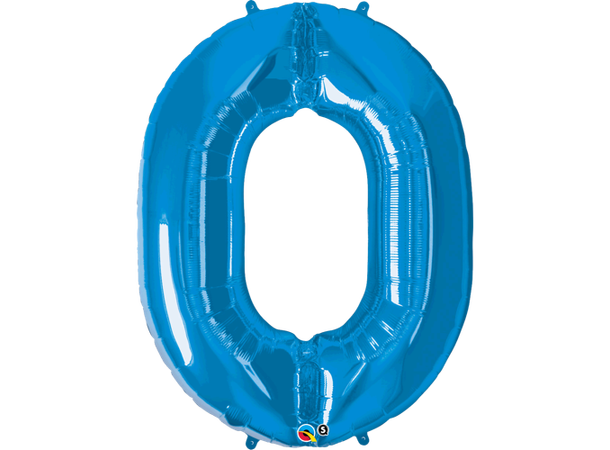 Tallballong 0 Sapphire Blue 1 Folieballong - 86cm (34")