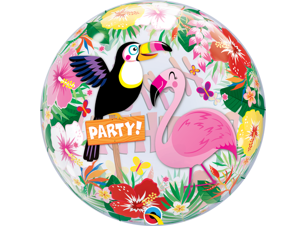 Tropical Bday Party 1 Bubbleballong - 56cm (22")