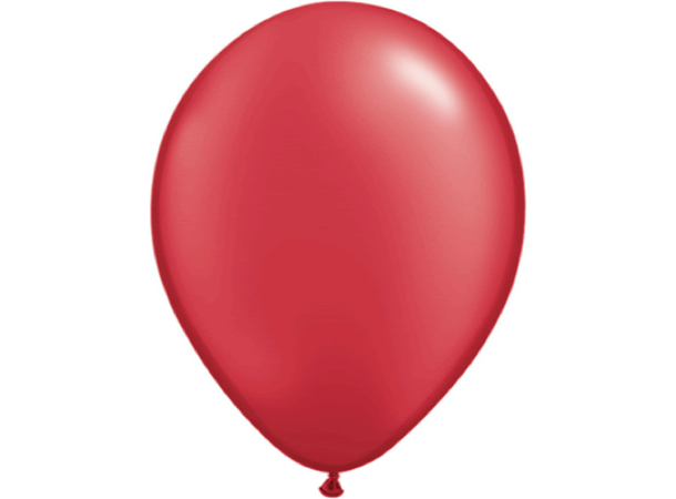16R Pearl Ruby Red PT 50 gummiballonger - 41cm (16")