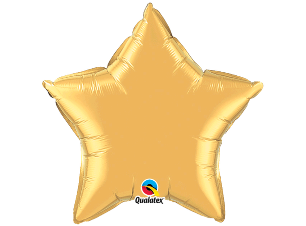 4ST Gold (Bulk) 1 Folieballong - 10cm (4")