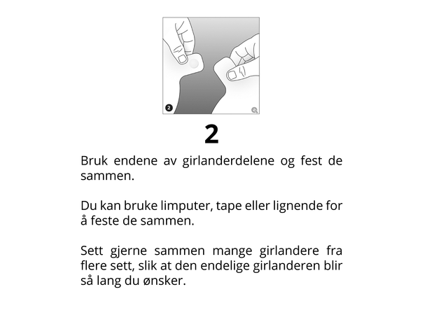 Baby Boy Garland Folieballong - Girlanderballong