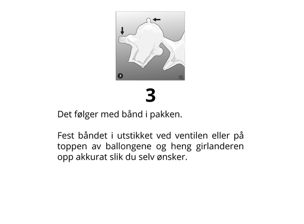 Baby Boy Garland Folieballong - Girlanderballong