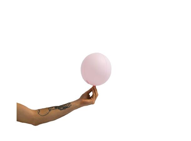 Ballongball folie - Pastell Rosa 1 Folieballong - 18cm (7")