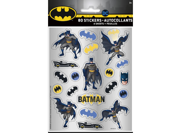 Batman 4 Ark med klistremerker