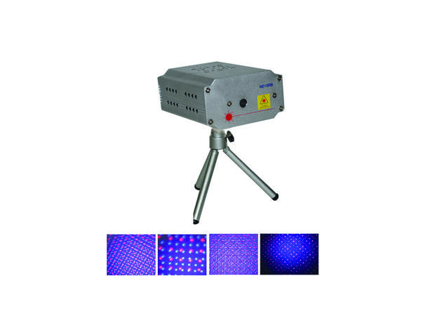 Blinkende minilaser RB Mål: 11,7x9,2x5,2cm - 0,4kg