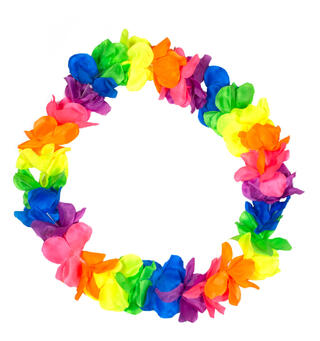 Blomsterkrans - DeLuxe Rainbow 1 Stk - Polyester