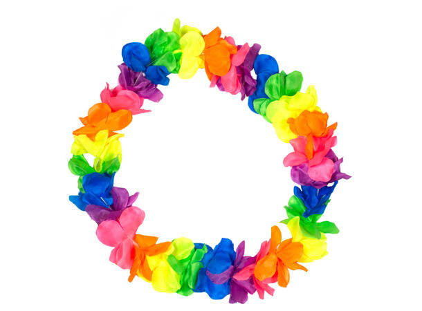 Blomsterkrans - DeLuxe Rainbow 1 Stk - Polyester