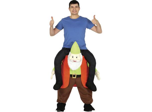 Carry Me kostyme - Gnom 1 Kostyme til voksen - Str 52-54 (L) 