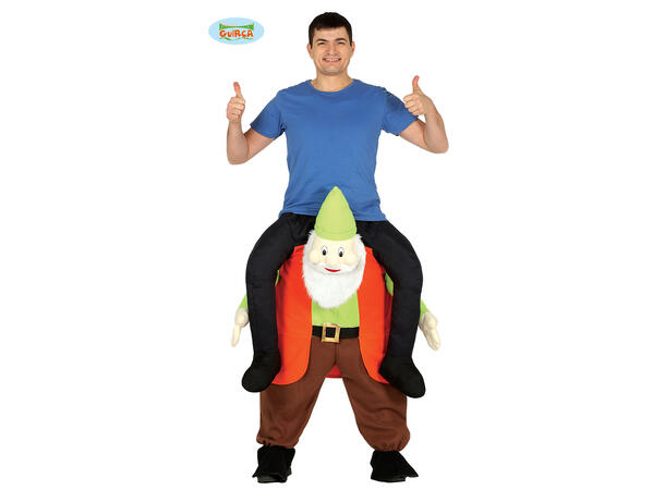 Carry Me kostyme - Gnom 1 Kostyme til voksen - Str 52-54 (L) 