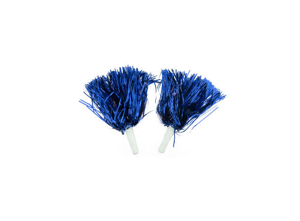 Cheerleader Poms - Metallisk, Ass. 2 Dusker i Folie