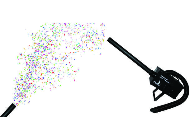 Confetti mini blower Mål: 14,5x26x25cm - 8kg