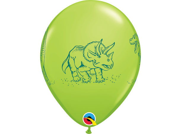 Dinasaurs in action - Festive assortment 50 gummiballonger - 28cm (11")