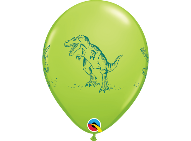 Dinasaurs in action - Festive assortment 50 gummiballonger - 28cm (11") 