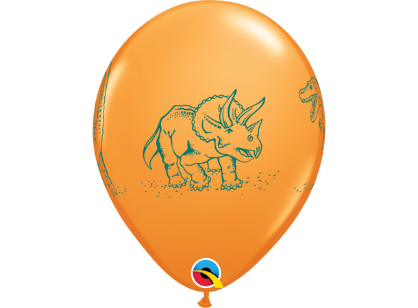 Dinasaurs in action - Festive assortment 50 gummiballonger - 28cm (11")