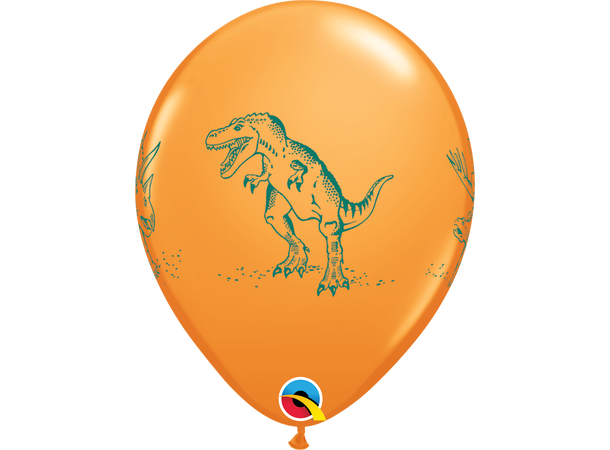Dinasaurs in action - Festive assortment 50 gummiballonger - 28cm (11") 