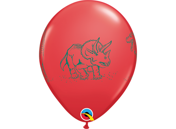Dinasaurs in action - Festive assortment 50 gummiballonger - 28cm (11")
