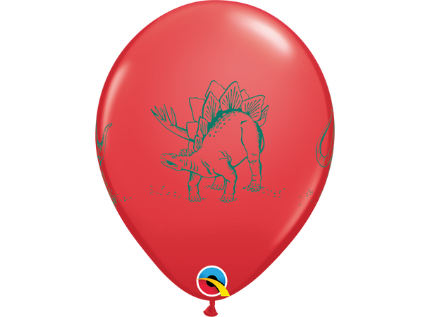 Dinasaurs in action - Festive assortment 50 gummiballonger - 28cm (11") 