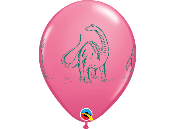 Dinasaurs in action - Festive assortment 50 gummiballonger - 28cm (11")
