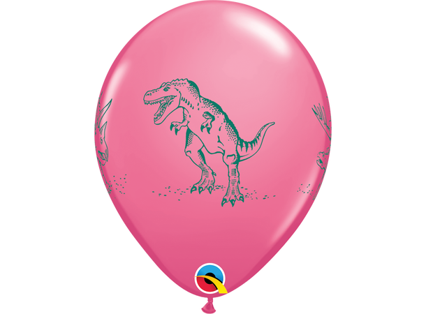 Dinasaurs in action - Festive assortment 50 gummiballonger - 28cm (11") 