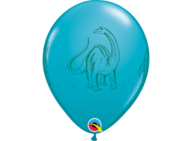 Dinasaurs in action - Festive assortment 50 gummiballonger - 28cm (11") 