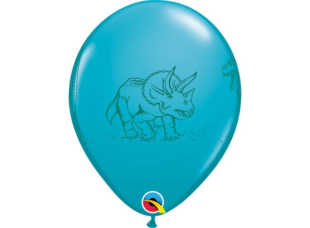 Dinasaurs in action - Festive assortment 50 gummiballonger - 28cm (11")
