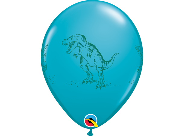 Dinasaurs in action - Festive assortment 50 gummiballonger - 28cm (11")