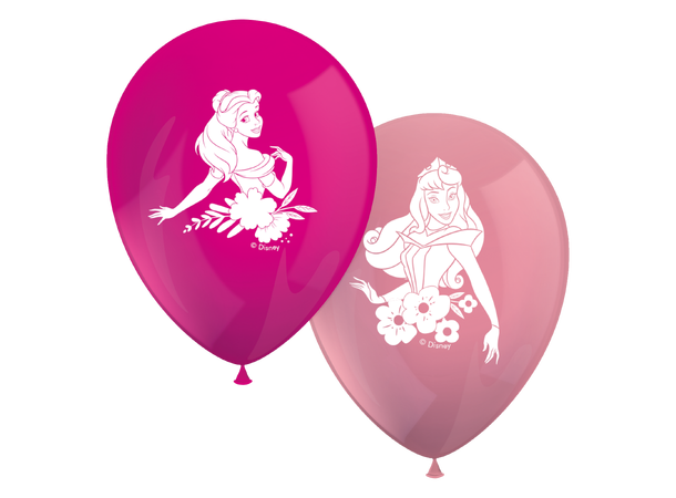 Disney Princess - Create your world 8 Gummiballonger med trykk - 30cm