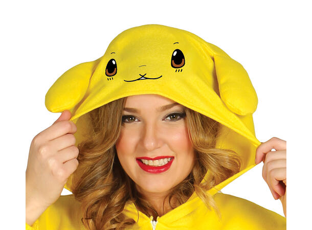 Elektrisk Chinchilla - Gul Kigurmimi 1 Kostyme til voksen - Str 38-40 (M) 