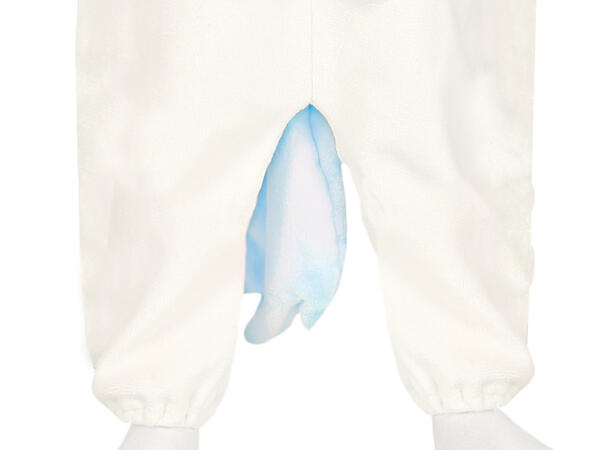 Enhjørning - Kigurumimi - Hvit/Blå 1 Barnekostyme Unisex - Str 3-4 År 